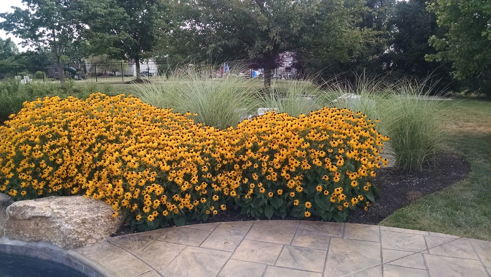 Photo of a rustic landscaping in New York.
