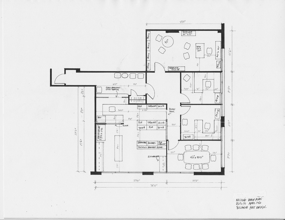commercial space plan- law office