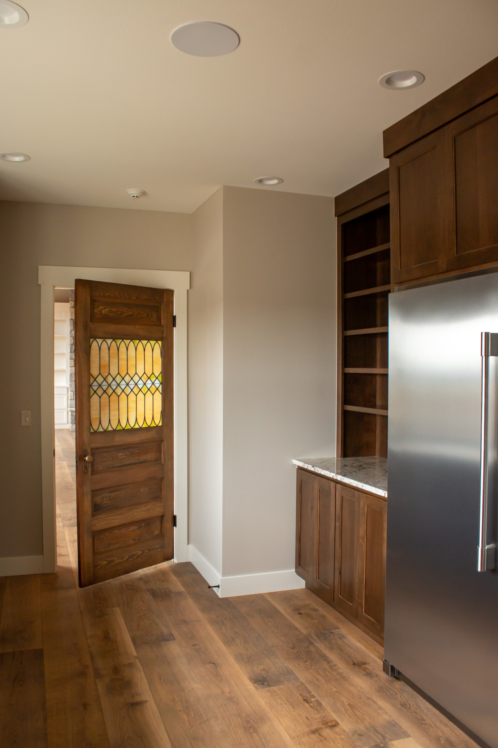 Albright Traditional Home - Living & Kitchen