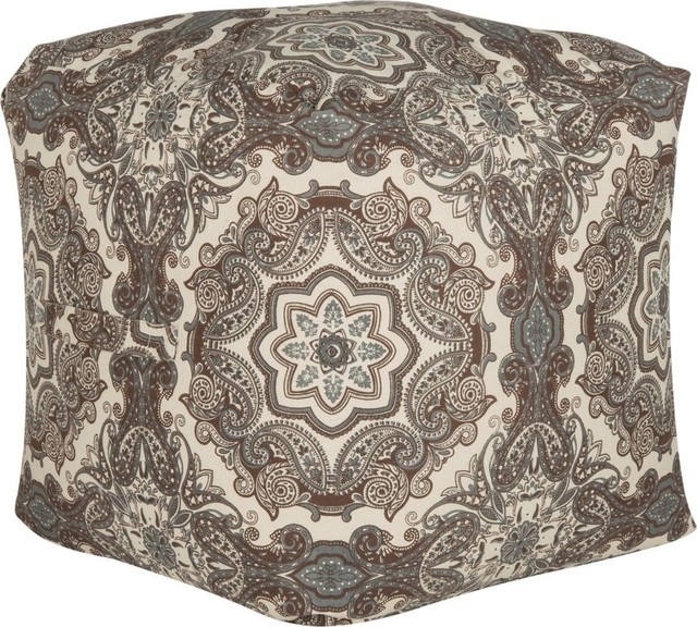 Safavieh - Coco Floral Pouf - View in Your Room! Houzz