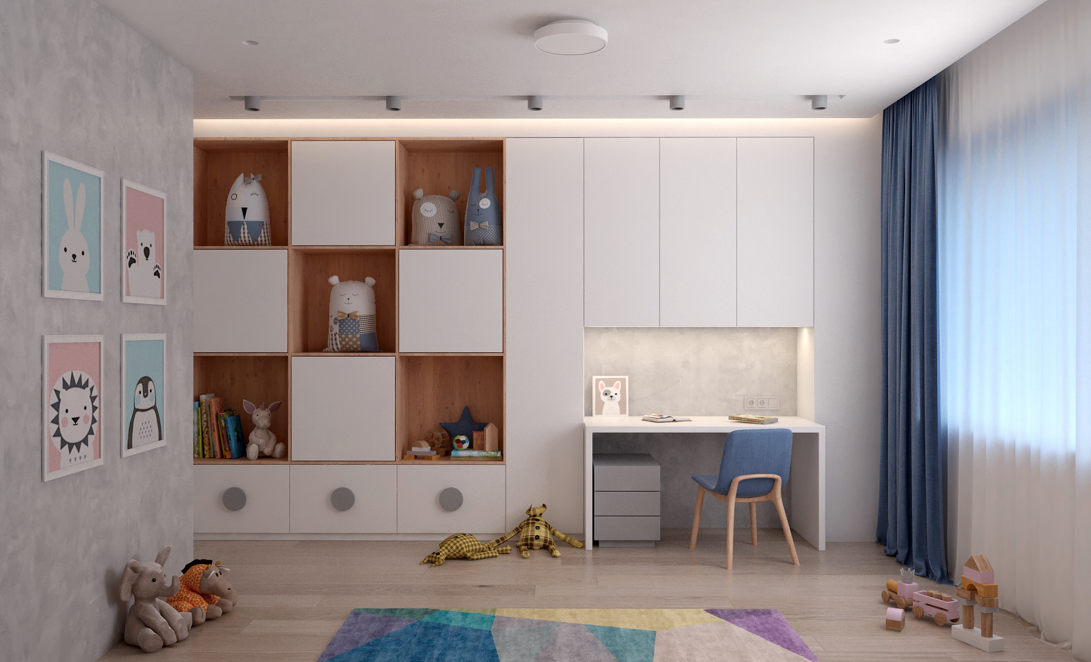 Дизайн проект квартиры в ЖК "Феникс" 140 кв.м.