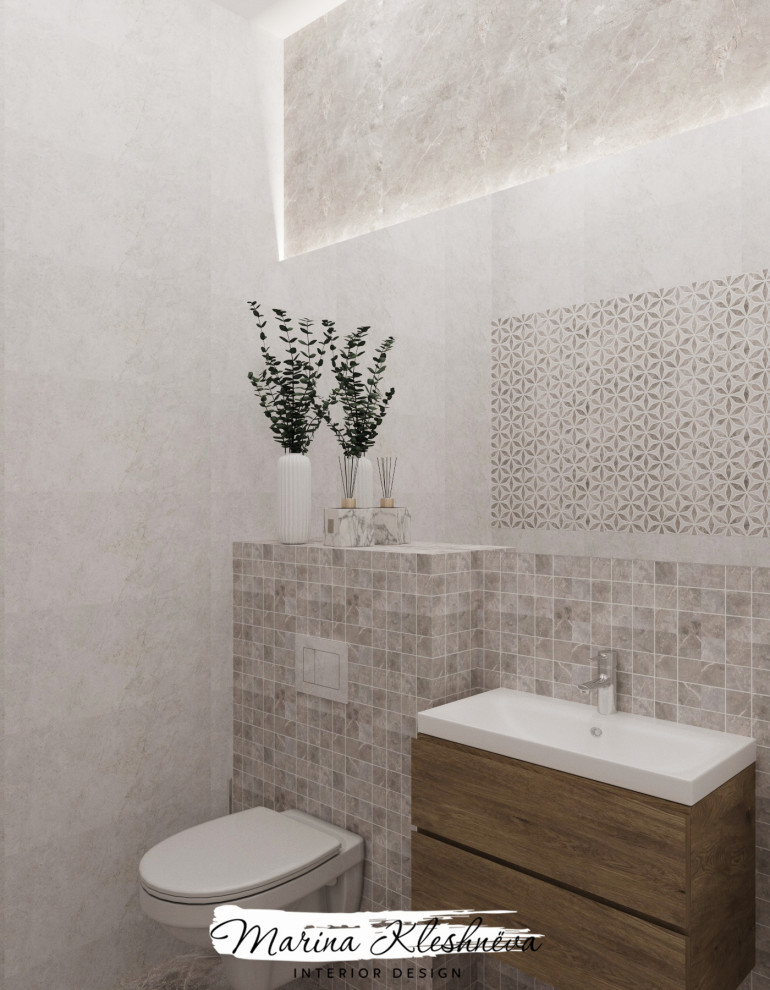 Дом в Усть-Заостровке. Гостевой санузел