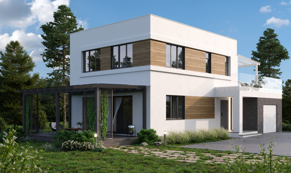 Дом в Ижевске с террасой