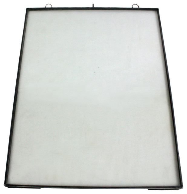 11x14 Black Metal Vertical Wall Frame Industrial Picture Frames