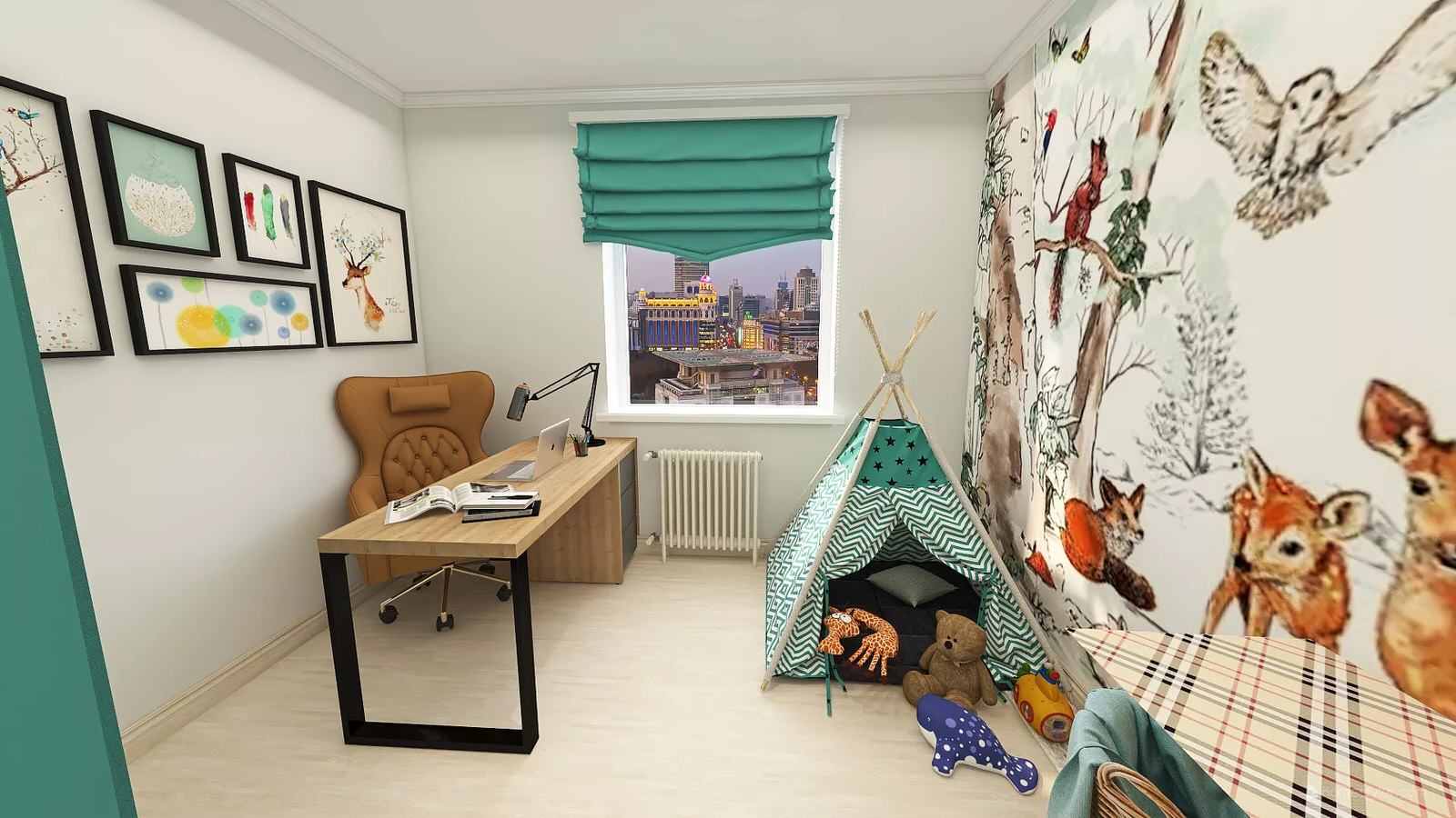 Трехкомнатная квартира для большой семьи