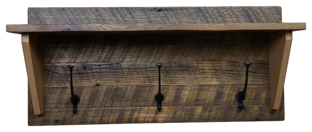 barnwood wall coat rack
