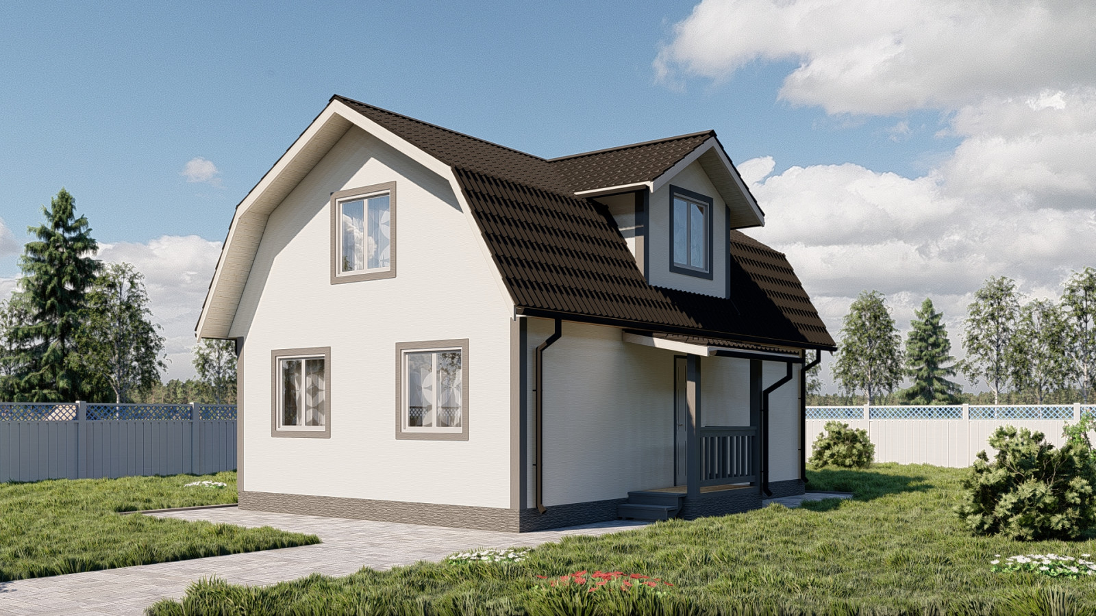 Архитектурно-строительный проект коттеджа в г. Липецк