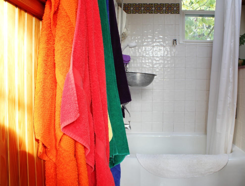 Inspiration for an eclectic home design remodel in Seattle