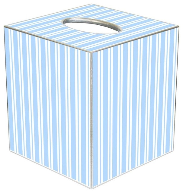 TB1115 - Blue Stripe Tissue Box Cover