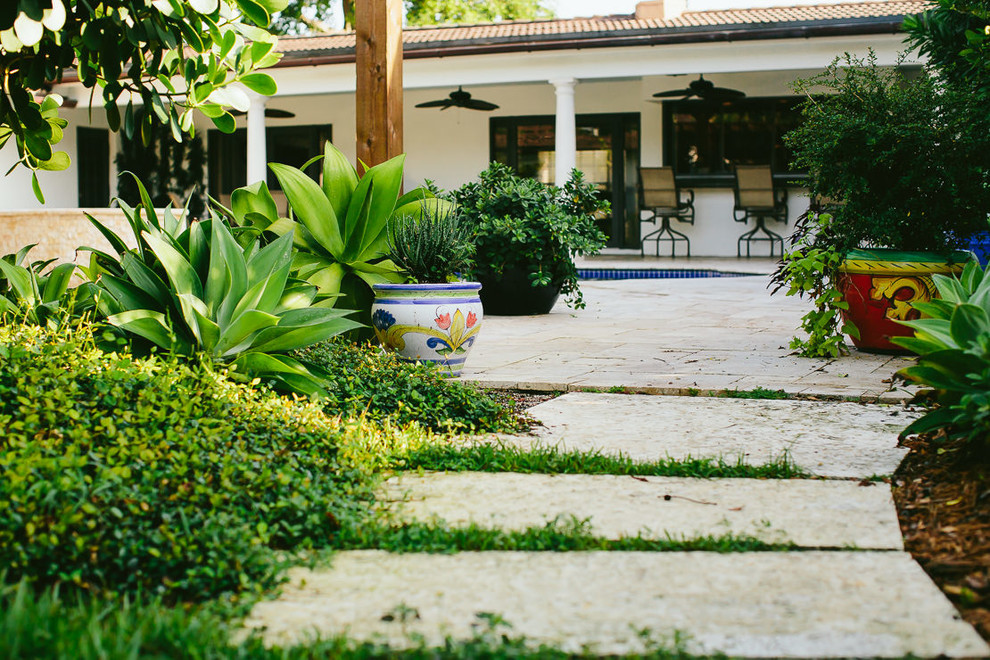 Tropical garden in Miami.