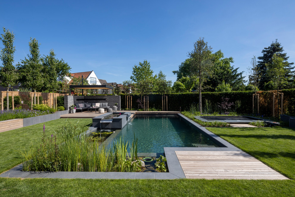 Naturpool als Designhighlight Contemporary Landscape Other by