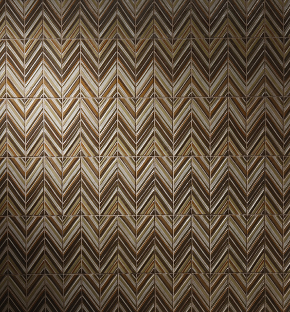 Handmade Herringbone Tiles Modern Entry Portland by ZER•AMICA TILE