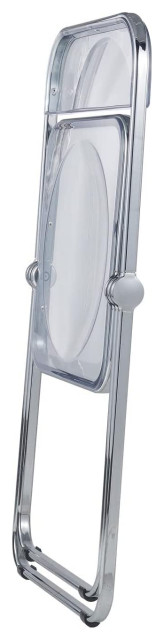 Acrylic Folding Chair With Metal Frame Manufacturer And