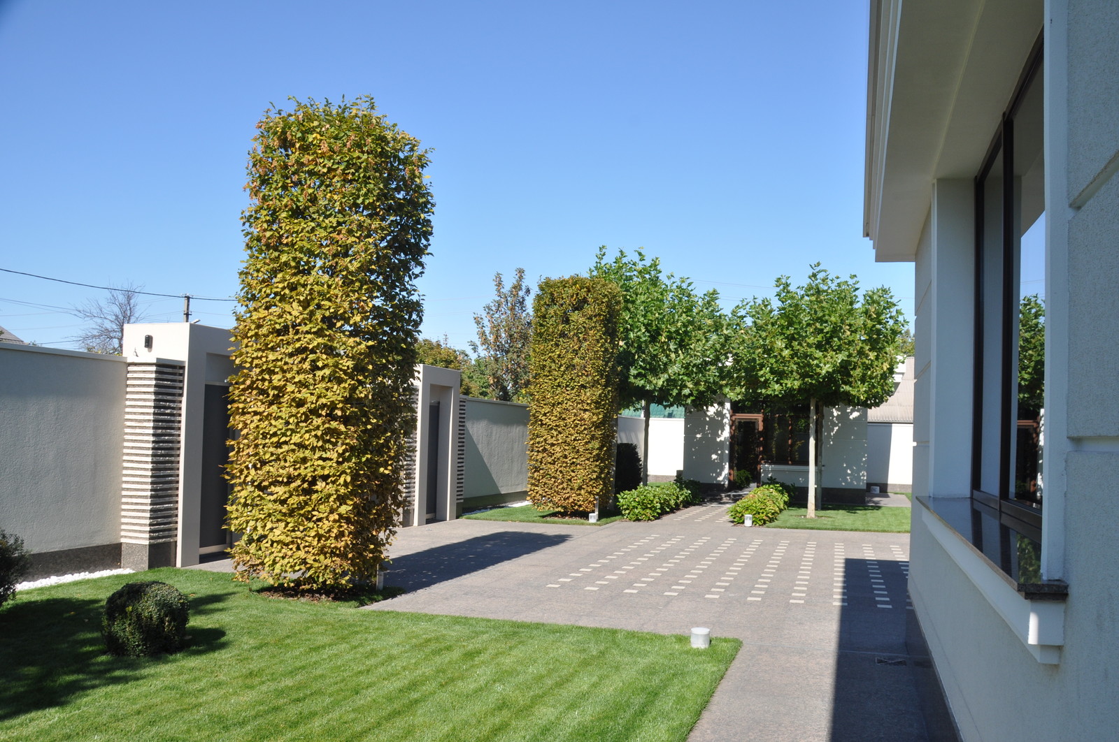 Private modern garden / Частный современный сад.