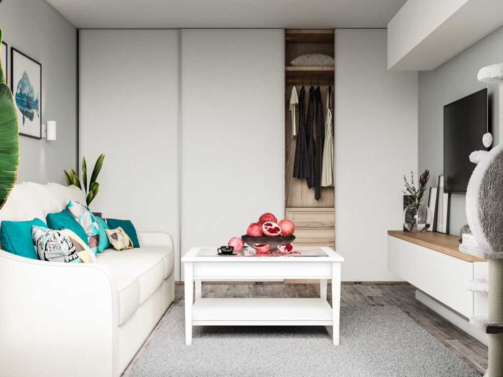 Дизайн - проект двухкомнатной "Брежневки" в г. Москва