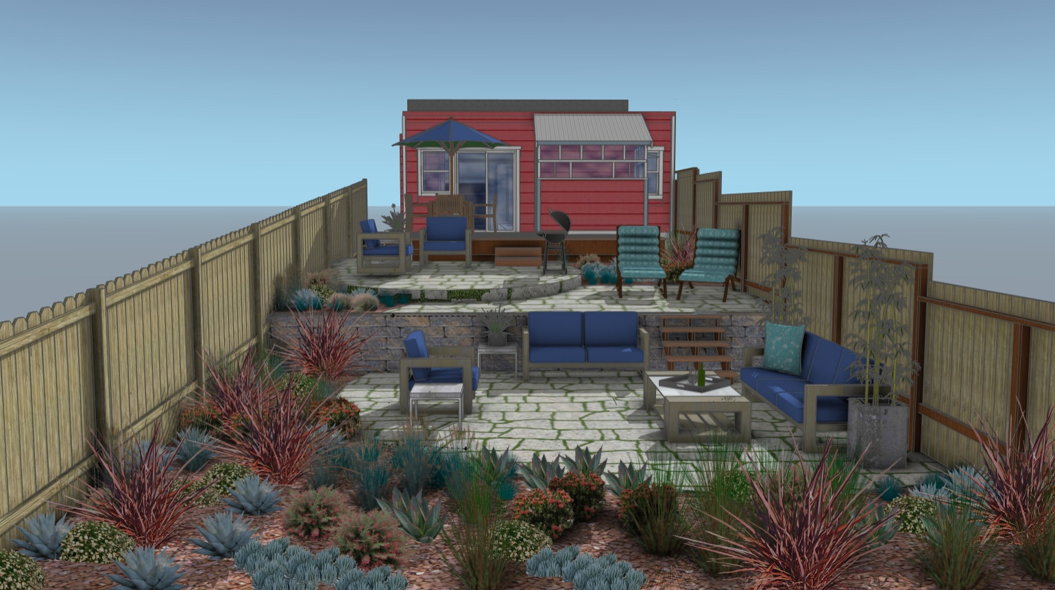 San Francisco Sunset District Backyard Design
