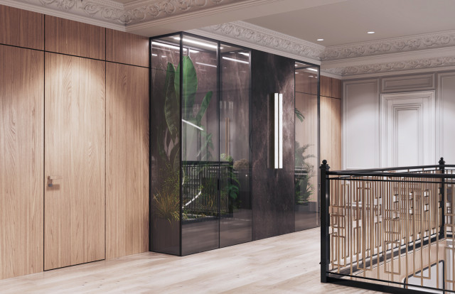 Classical Mansion transitional-hall