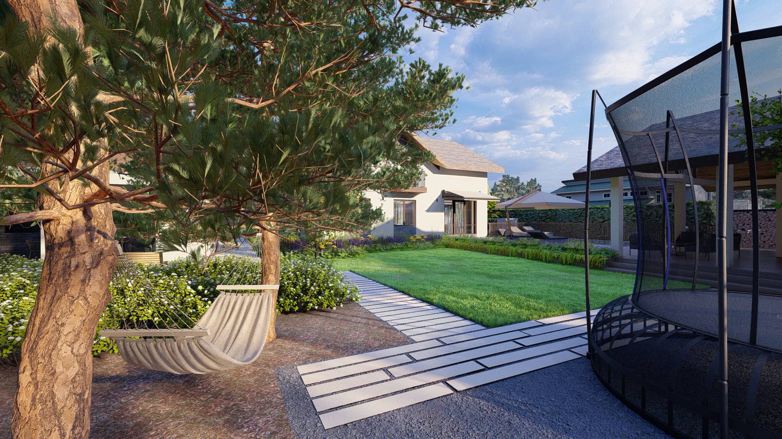 Сад "Geometrium" в КП "Европа"