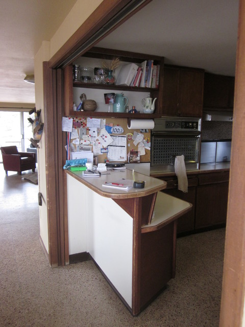Crangle Kitchen Before rustic