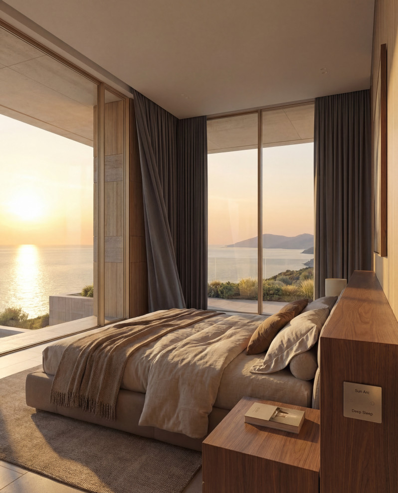 Trendy bedroom photo in San Francisco