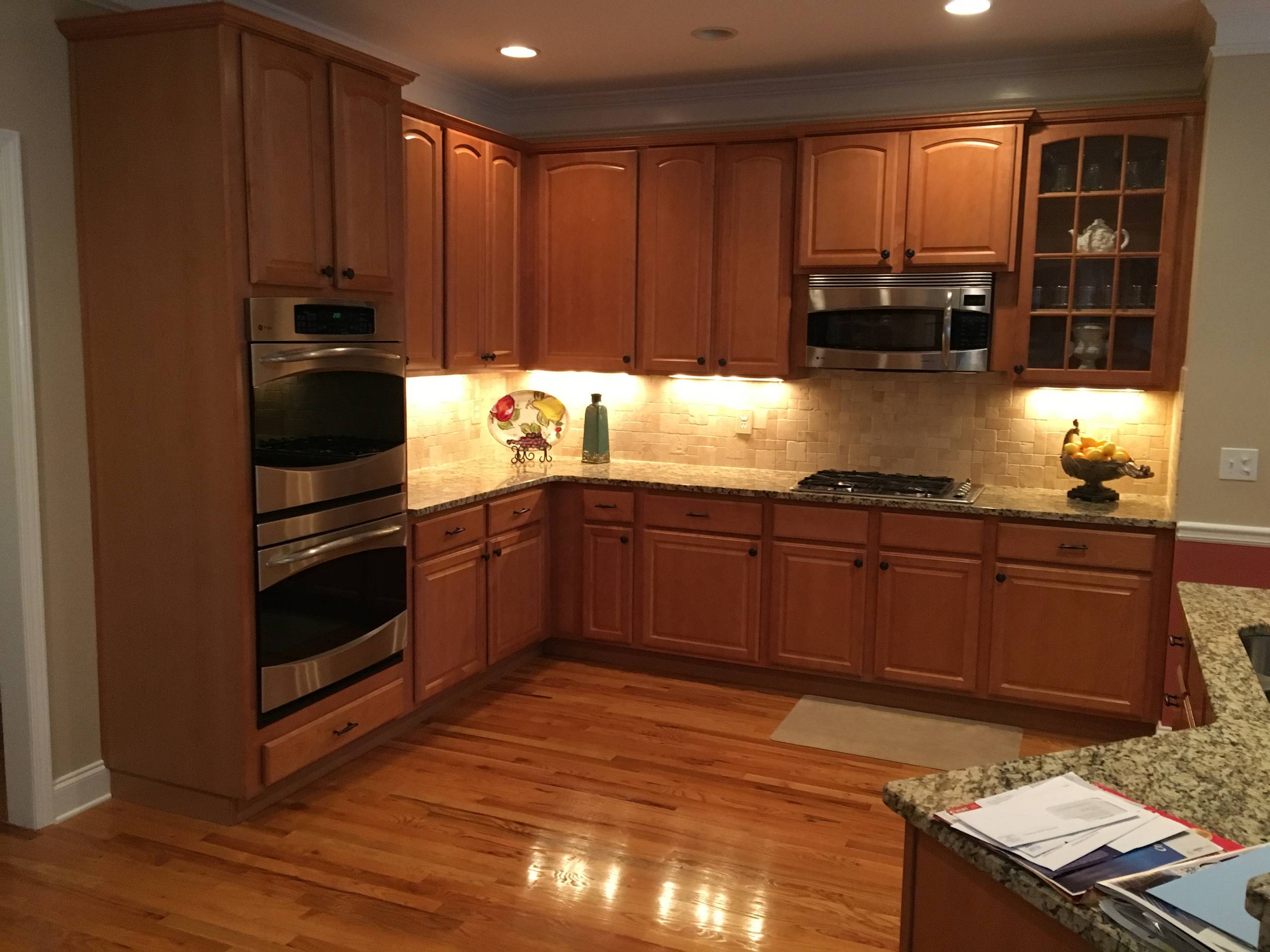 Kitchen Cabinets Faux Painting