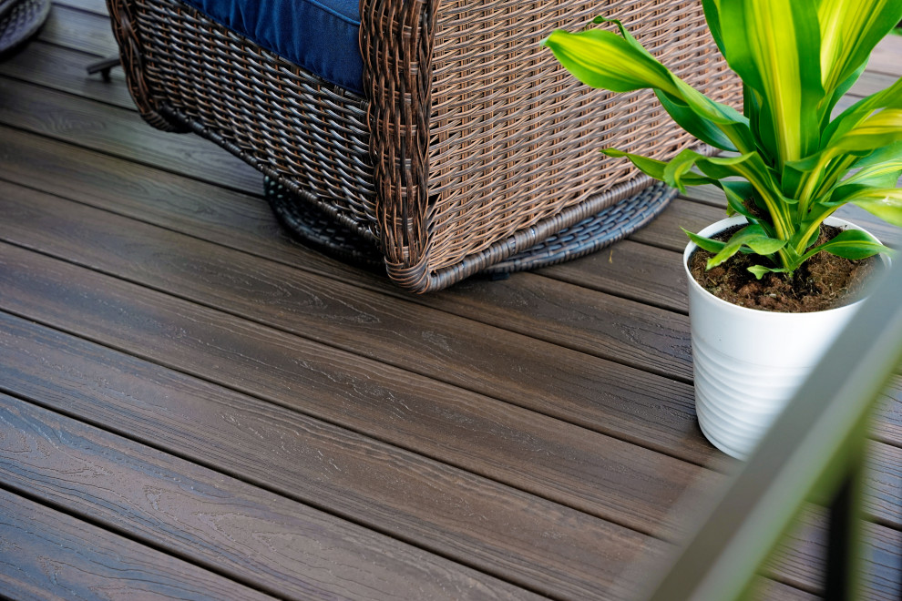 Ridge Premium Color Combination Deck with S110 Steel Railing Traditional Deck Other by