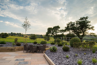 Contemporary planting design, Ilkley moor, West Yorkshire