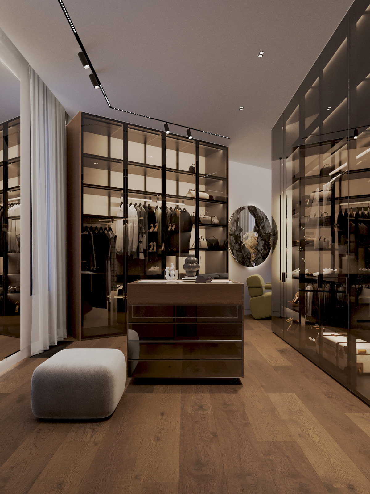 Загорожный Дом Мастер спальня