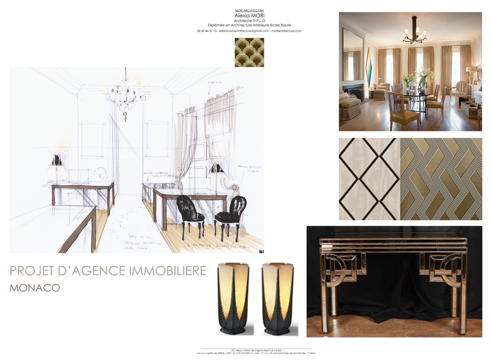 ESQUISSES D'ARCHITECTURE INTERIEURE