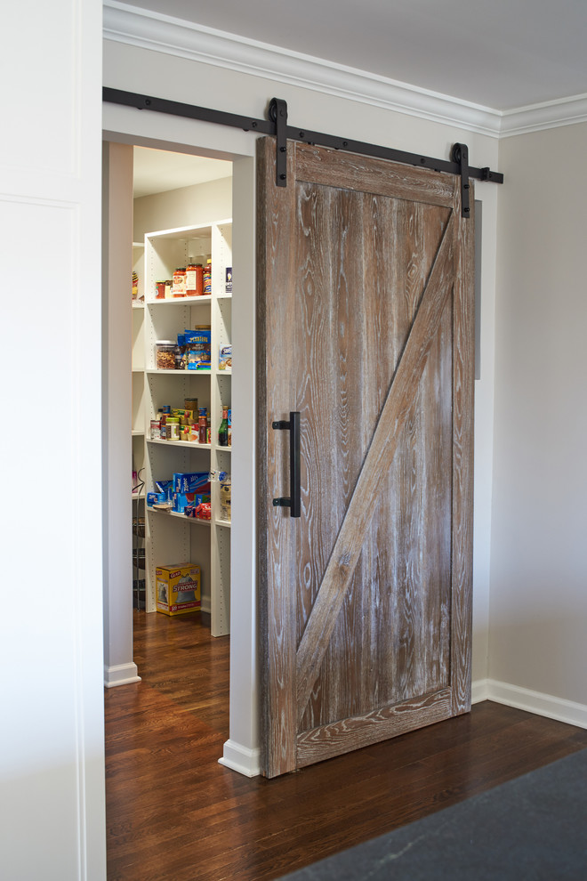 Transitional home design photo in New York
