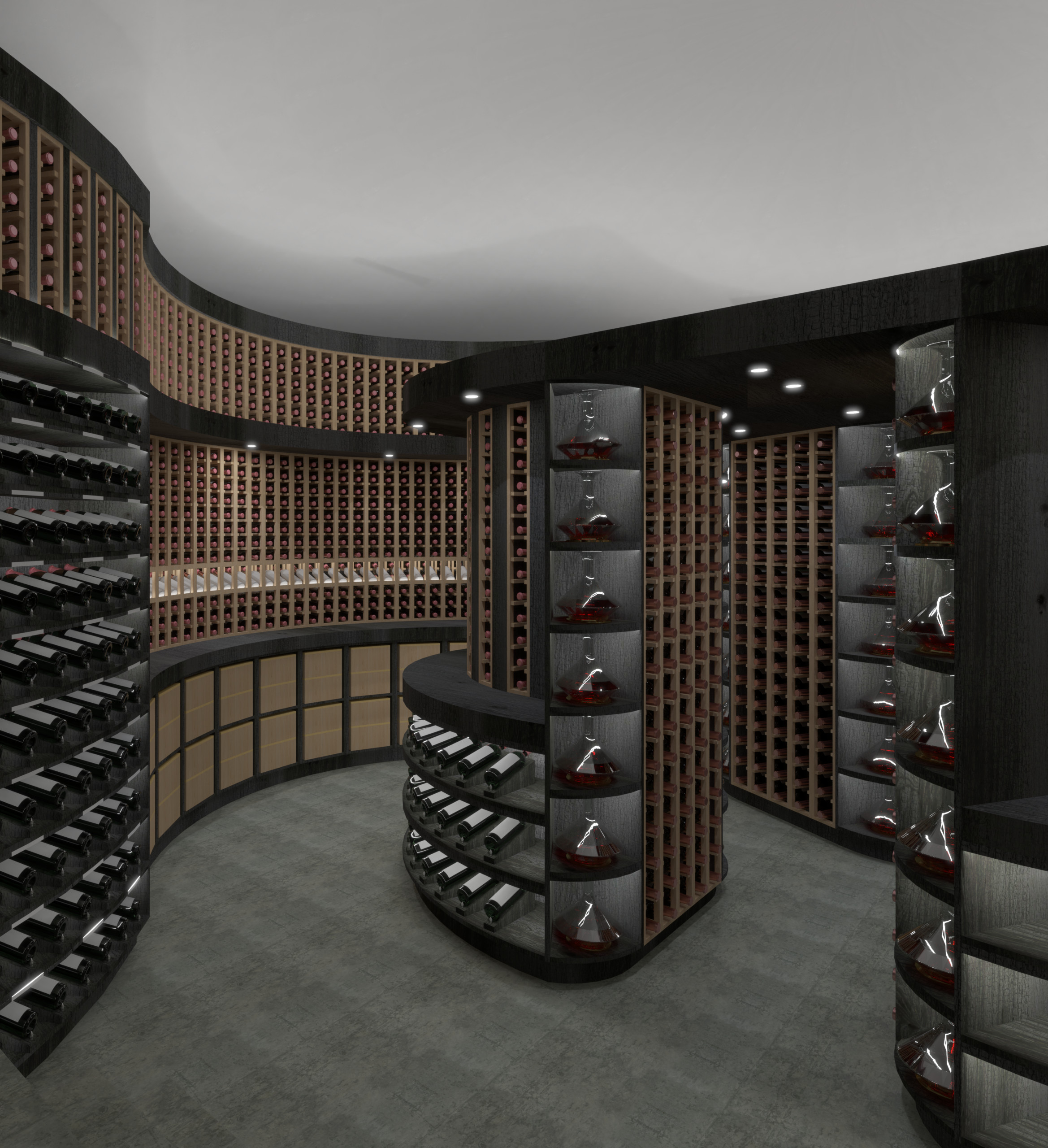 Circular Wine Cellar