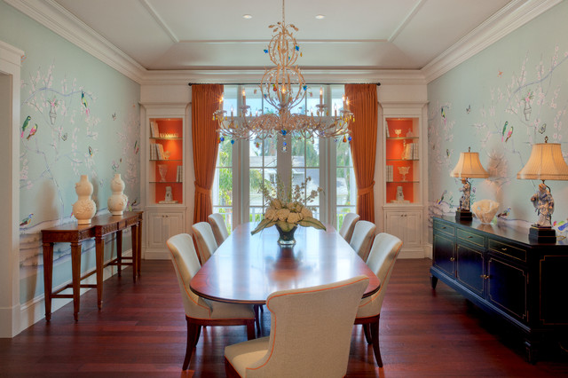Beach Front II tropical-dining-room