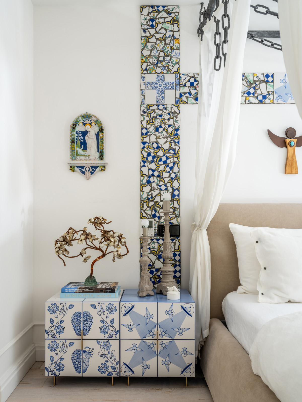 Спальня. Квартира архитектора Дарьи Васильковой