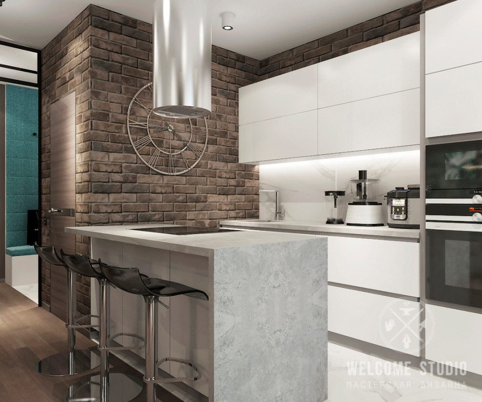 Трёхкомнатная квартира «Urban Jungle» в г. Москва