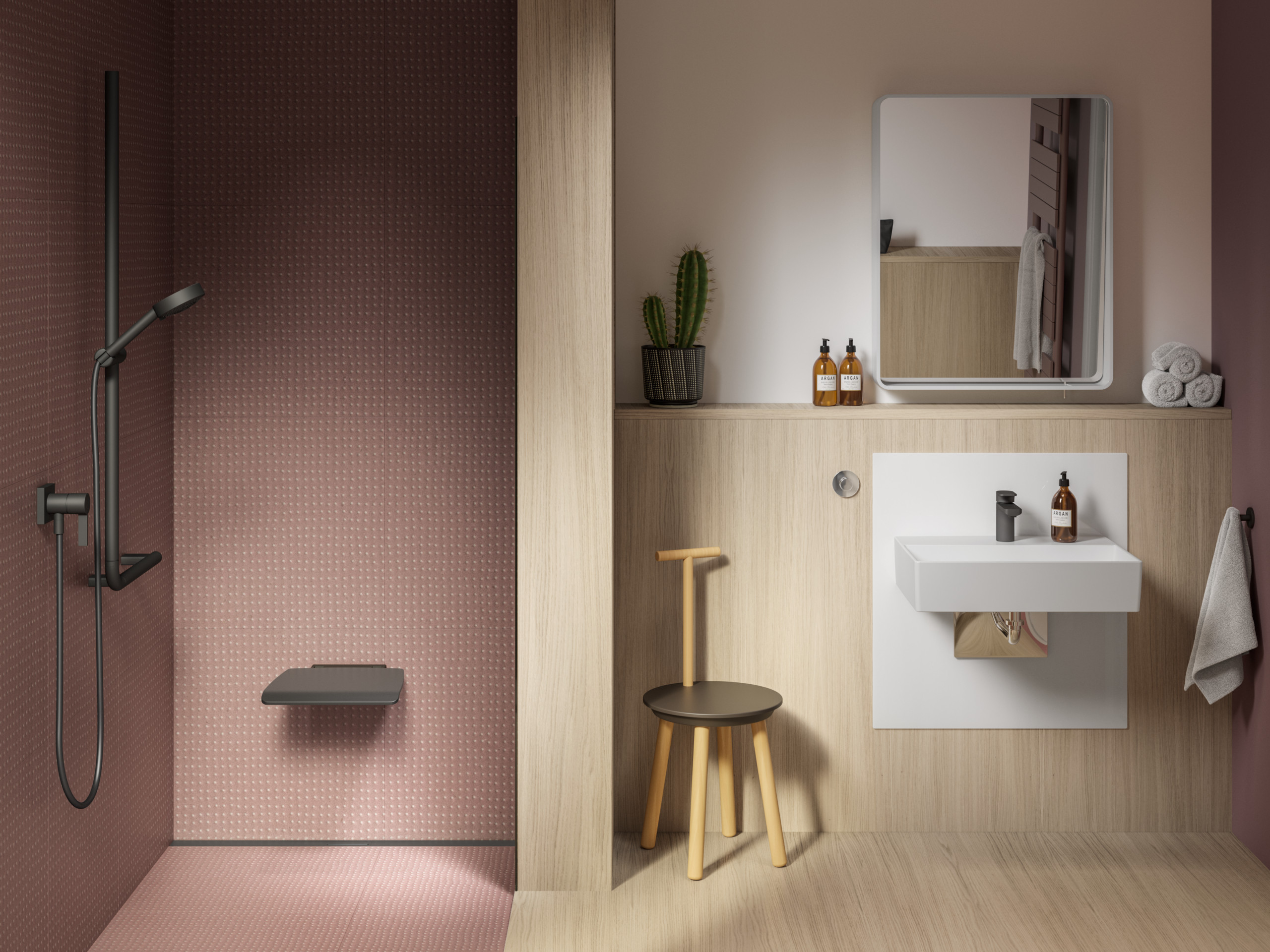 Interior Design Planung Architekt Architektur Innenarchitektur Gestaltung Krefeld Fischeln Meerbusch Düsseldorf NRW Prozess Atmosphäre Projekt Funktionalität modern Ausstellung Viega Showroom Bad