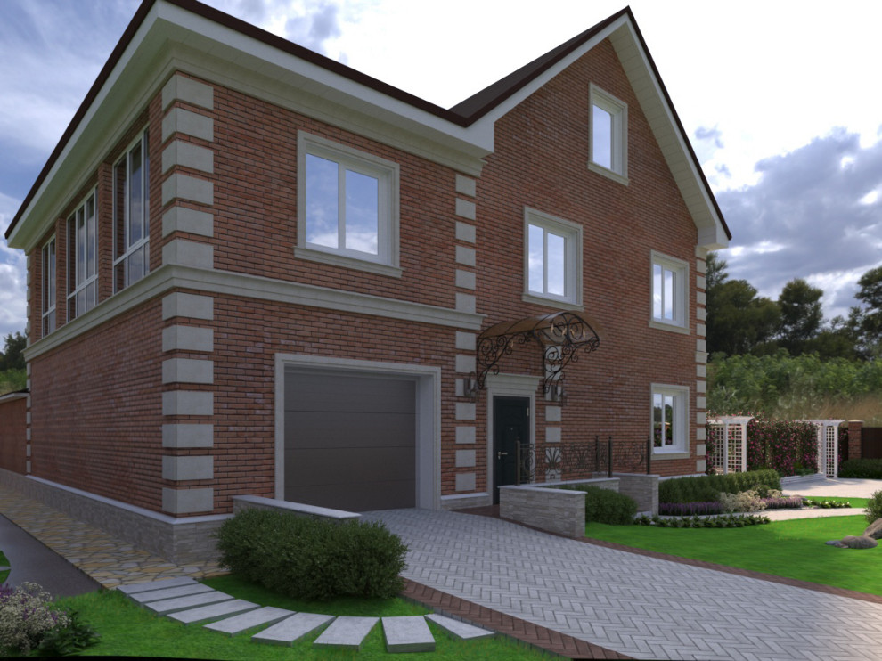 Ладшафтный дизайн участка с частным домом