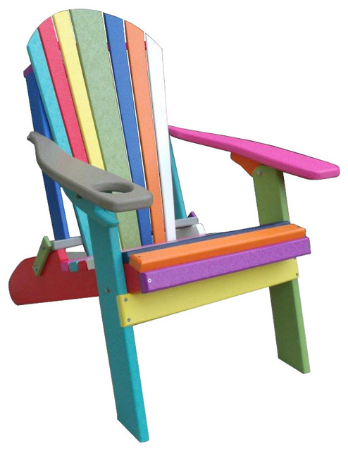 multicolor adirondack chair