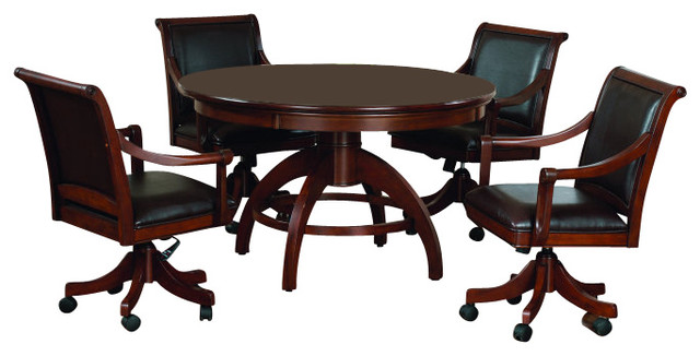 Palm Springs Game Table Traditional Dining Sets By Hilale Furniture - Steve Silver Tournament Cherry 5pc Dining Game Table Set Palm Springs Game Table Traditional Dining Sets By Hilale Furniture - Steve Silver Tournament Cherry 5pc Dining Game Table Set