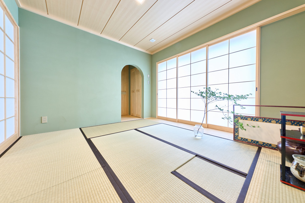 東京都下にあるおしゃれなファミリールームの写真