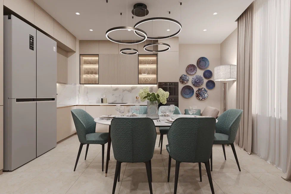 Ремонт квартиры в спокойных и теплых тонах