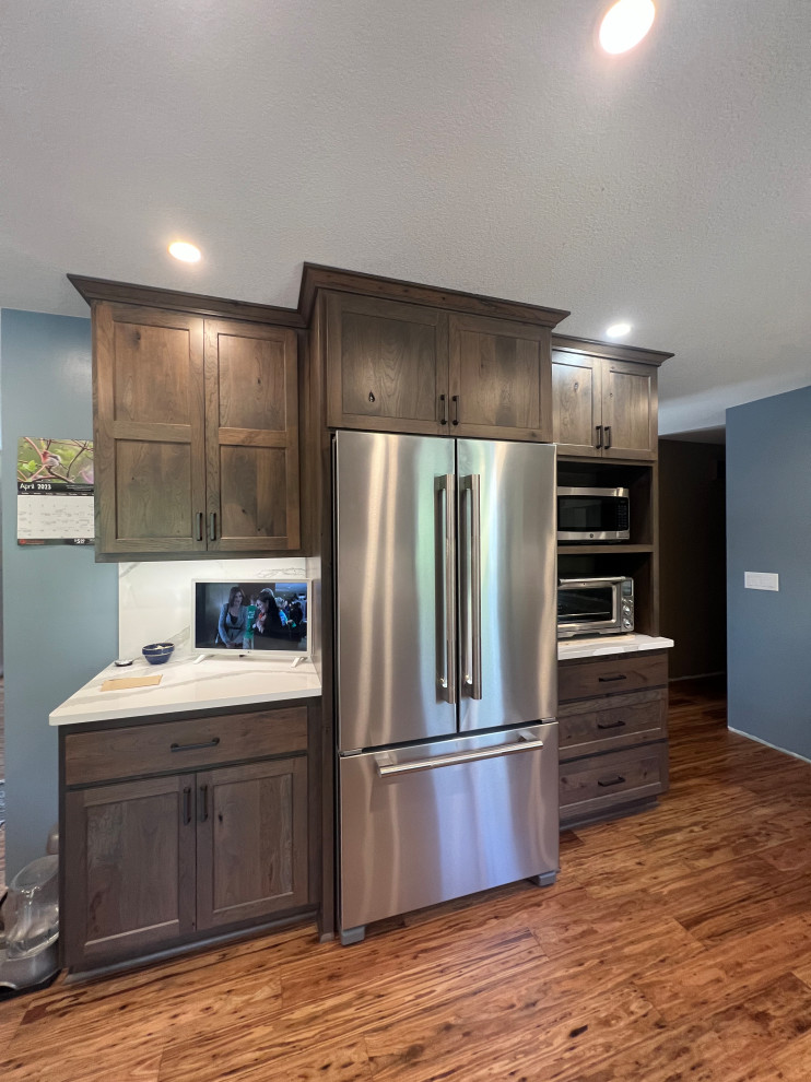 Inspiration for a rustic kitchen remodel in Minneapolis