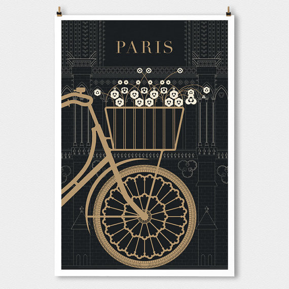 Paris Oversize Art Print by The Paris Print Shop