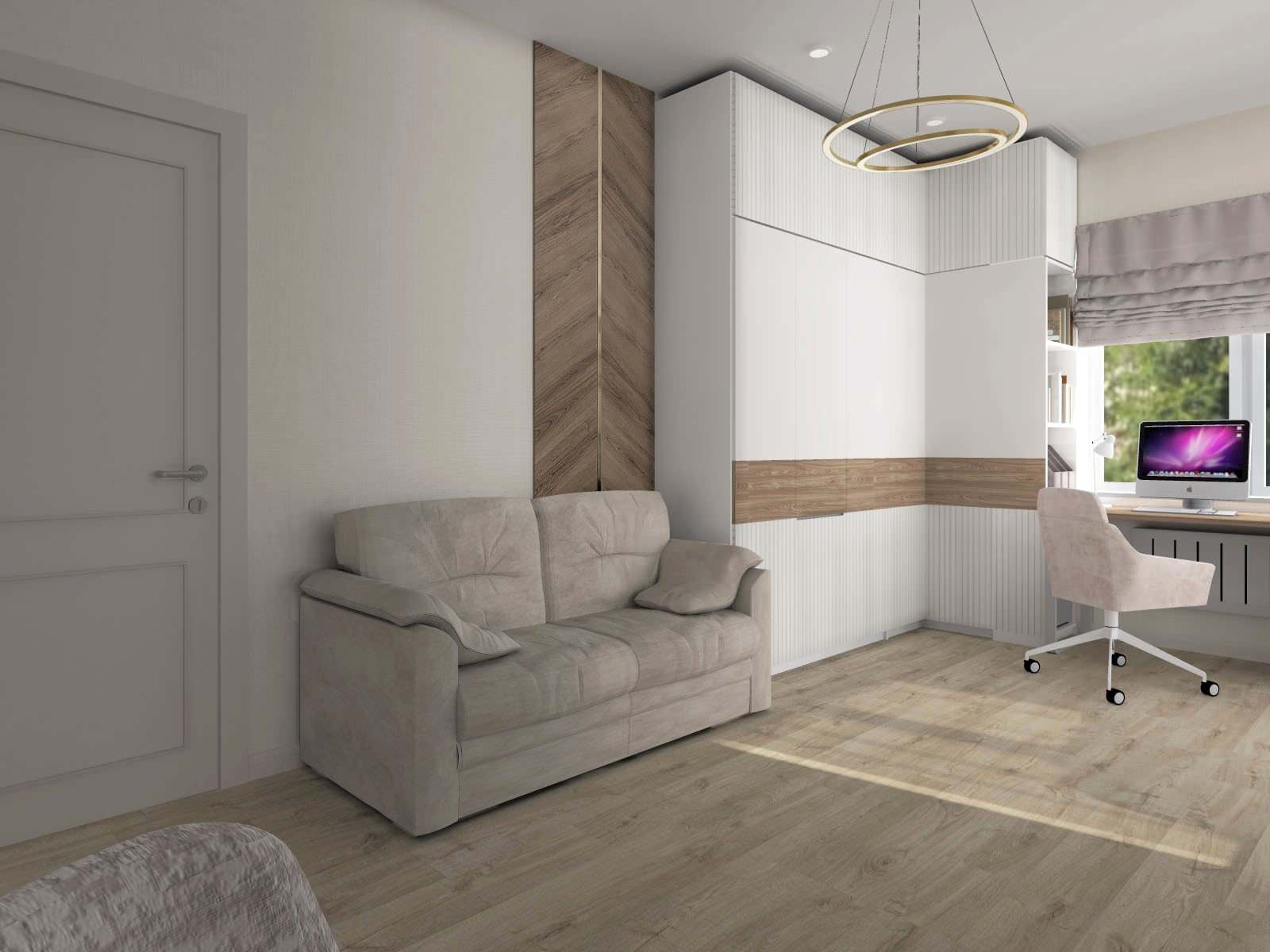 КП Лебединский, пос. Сокол, Жилые комнаты 62 м2 в загородном доме