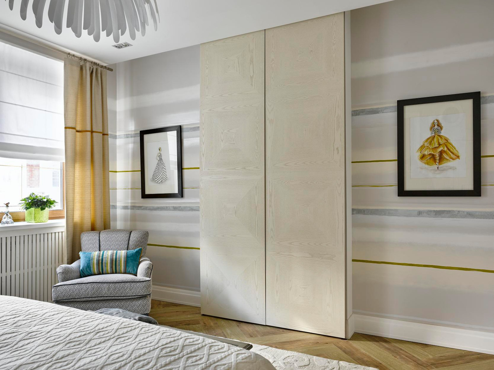 Спальня в жк "Суханаво парк"