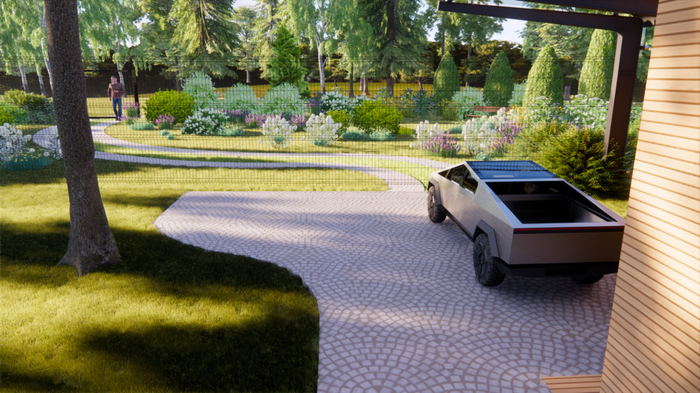 Благоустройство частного сада