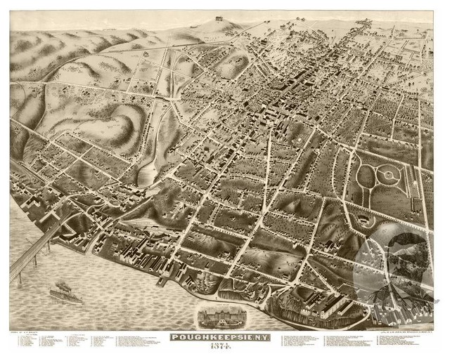 Aerial New York Photo Old New York Phot Vintage New York Print Vintage NY Pic