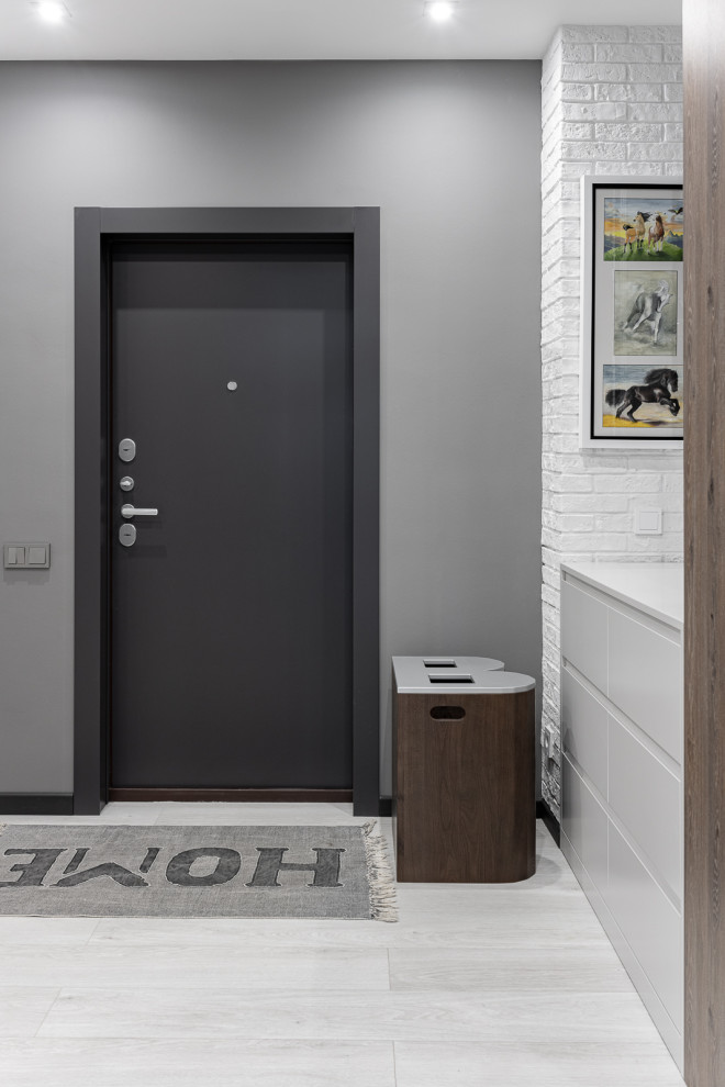 Уютная графичность. Квартира - отдых для семьи врачей