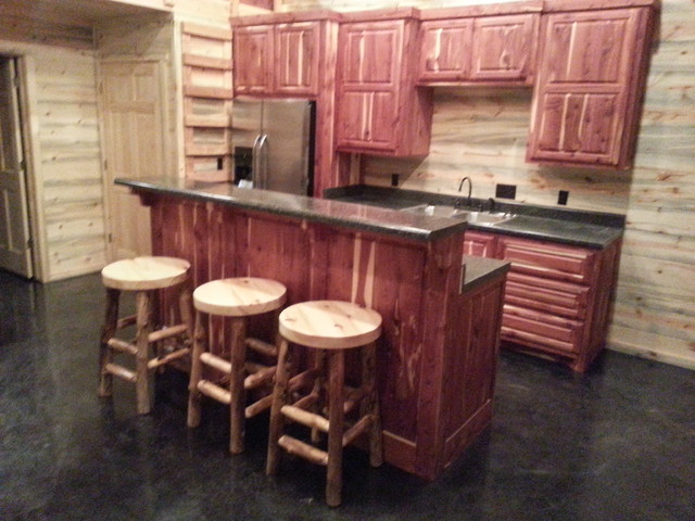 Custom Cabinets rustik-koek