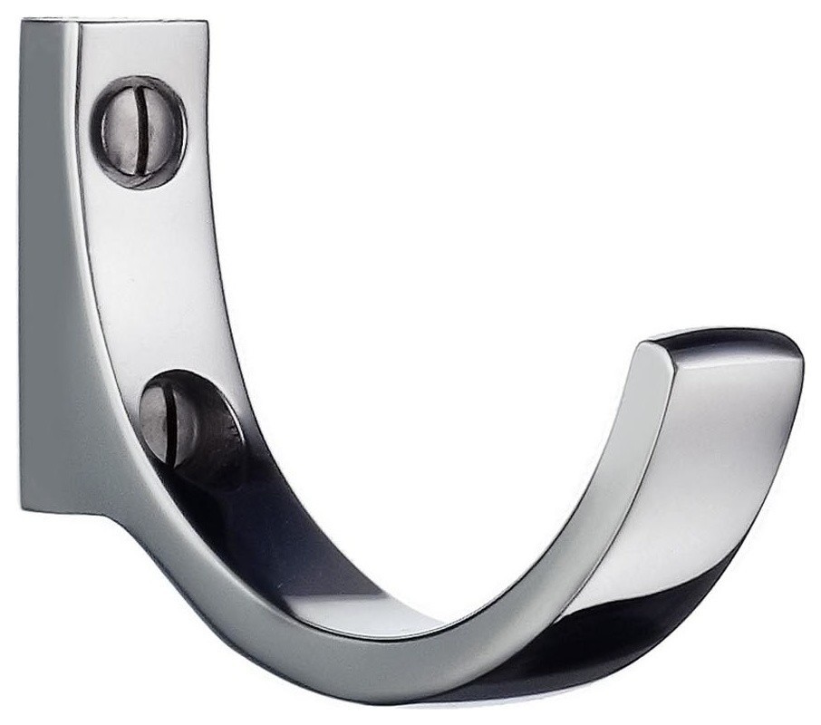 Decorative Hooks For The Home, Polished Chrome Contemporary Robe