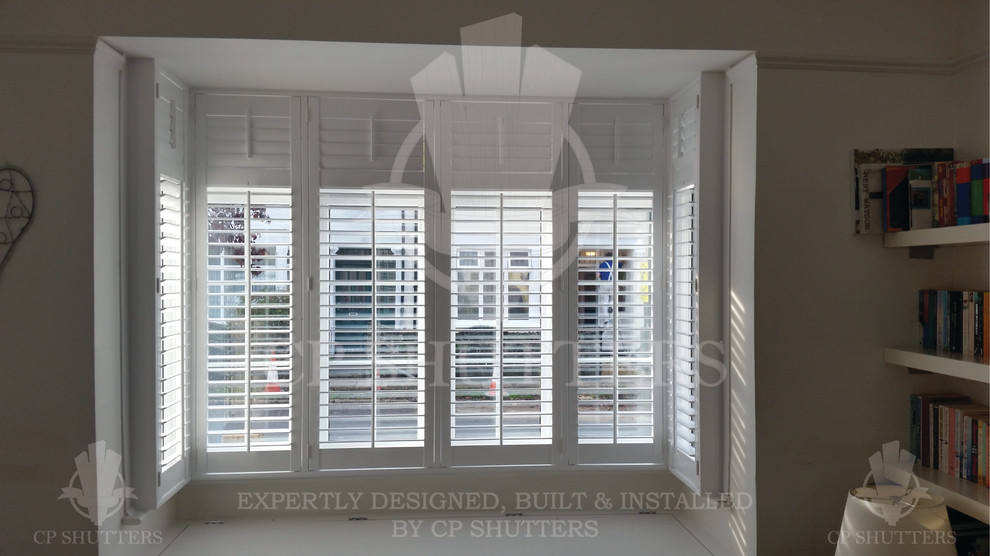 Box Bay Window Shutter Romford Essex Traditional Living Room Essex By Cp Shutters